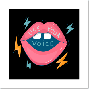 Use Your Voice Posters and Art